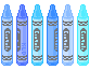 Blue Crayons